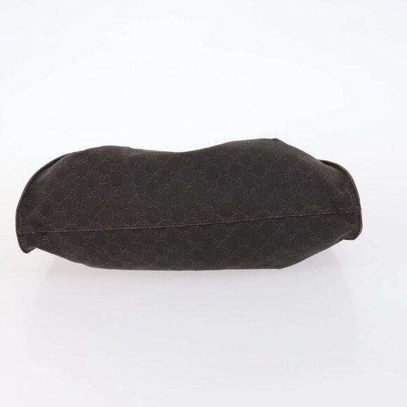 GUCCI GG Canvas Supreme Bamboo Bag Nylon PVC 3 Set Beige Black Auth - Picture 4 of 16